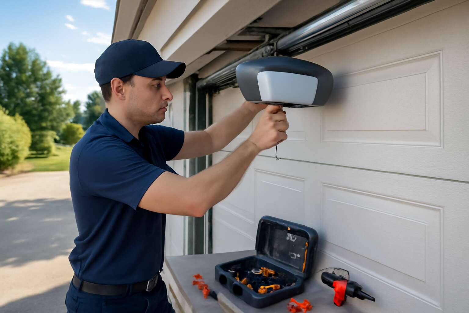 garage door motor installation near me