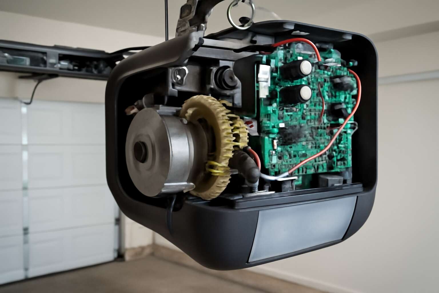 garage door motor locked up
