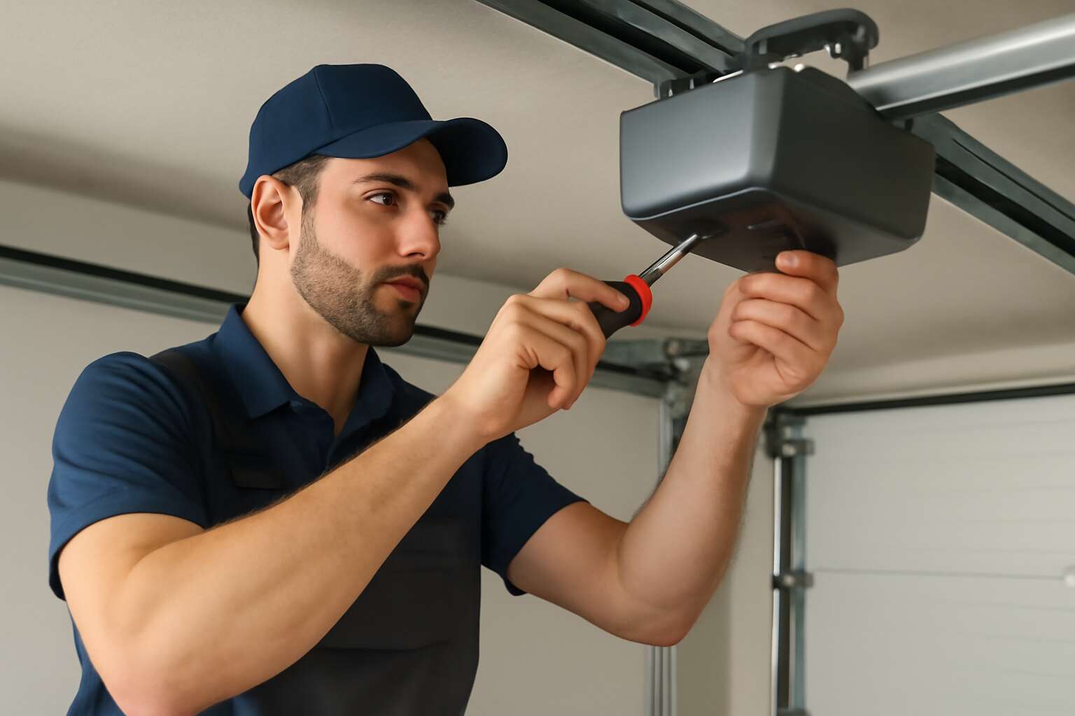 garage door motor installation video