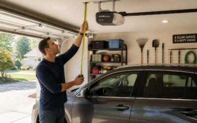 Measure garage door motor height correctly for perfect fit.