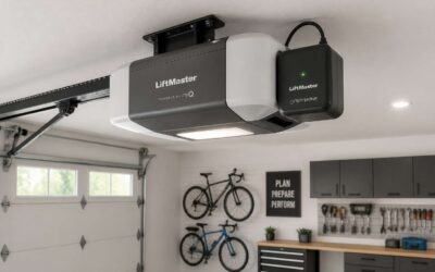 Garage door motor battery backup keeps you secure during power outages.