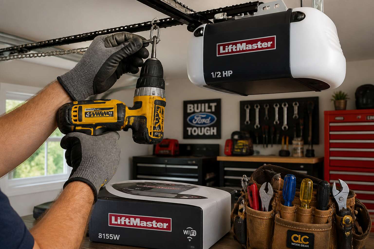 garage door motor replacement diy